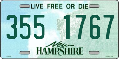 NH license plate 3551767