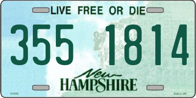 NH license plate 3551814