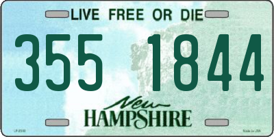 NH license plate 3551844