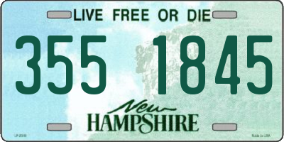 NH license plate 3551845