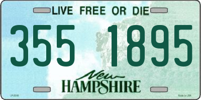 NH license plate 3551895