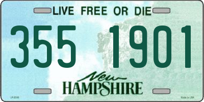 NH license plate 3551901