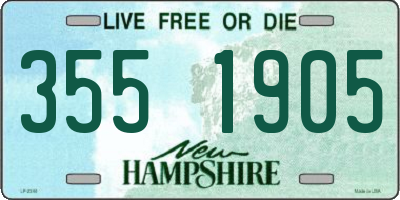 NH license plate 3551905