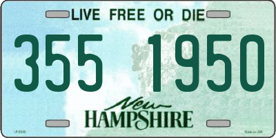 NH license plate 3551950