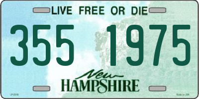 NH license plate 3551975