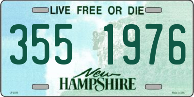 NH license plate 3551976
