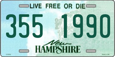 NH license plate 3551990