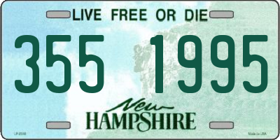 NH license plate 3551995