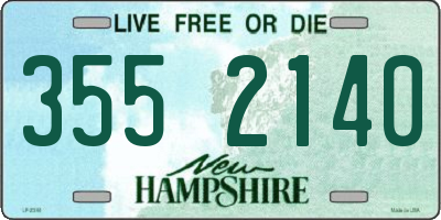 NH license plate 3552140