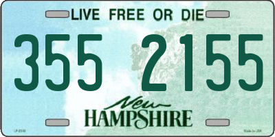NH license plate 3552155