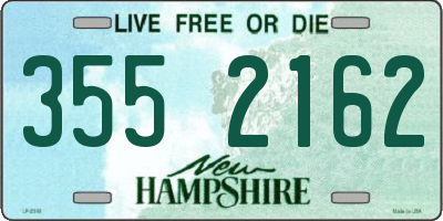 NH license plate 3552162