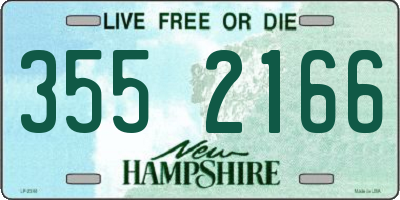 NH license plate 3552166