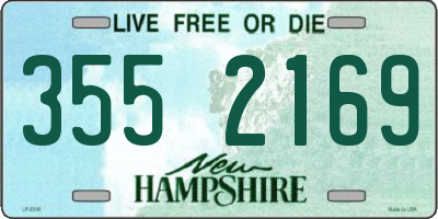 NH license plate 3552169