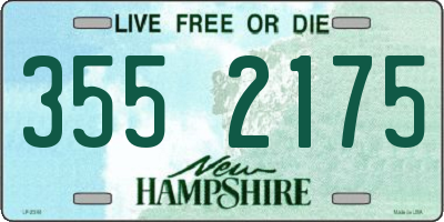 NH license plate 3552175