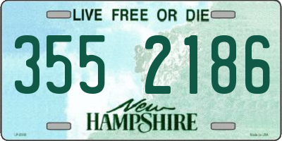 NH license plate 3552186