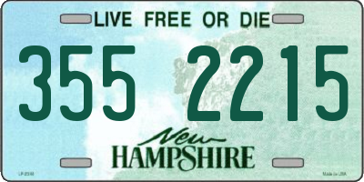 NH license plate 3552215