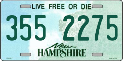 NH license plate 3552275