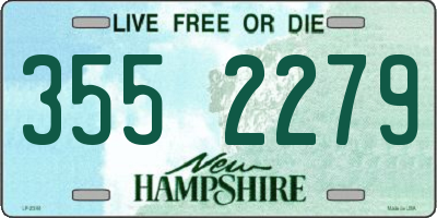 NH license plate 3552279