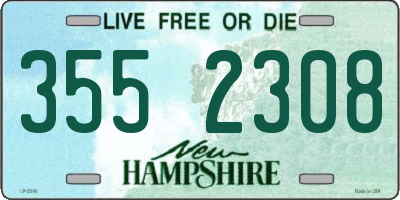 NH license plate 3552308