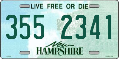 NH license plate 3552341