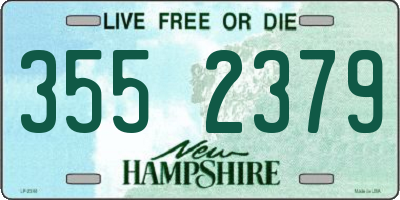 NH license plate 3552379