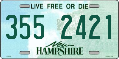 NH license plate 3552421