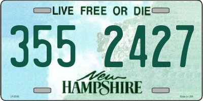 NH license plate 3552427