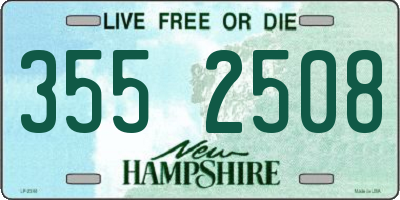 NH license plate 3552508