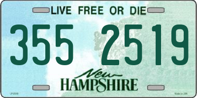 NH license plate 3552519