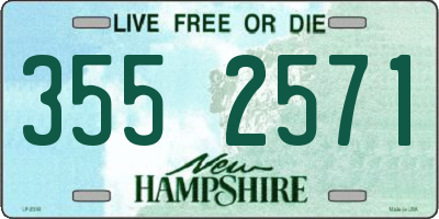 NH license plate 3552571