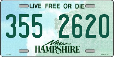 NH license plate 3552620