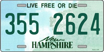 NH license plate 3552624