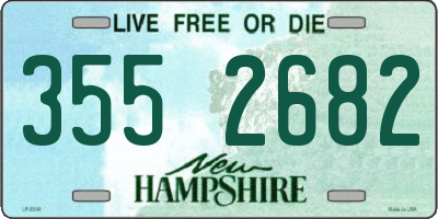 NH license plate 3552682