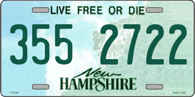 NH license plate 3552722