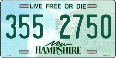 NH license plate 3552750