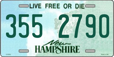 NH license plate 3552790