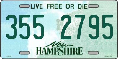 NH license plate 3552795