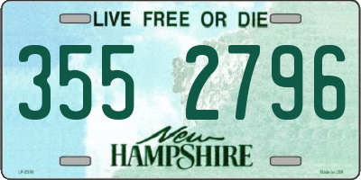NH license plate 3552796