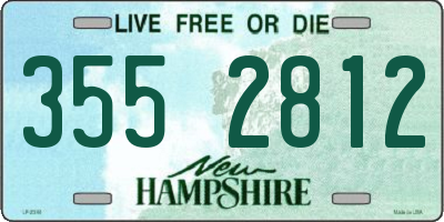 NH license plate 3552812