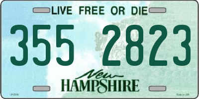 NH license plate 3552823