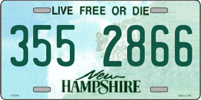 NH license plate 3552866