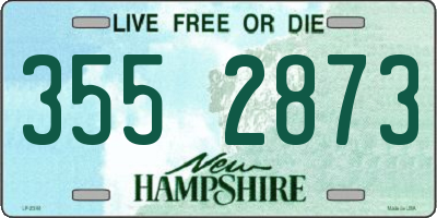 NH license plate 3552873