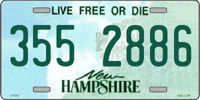 NH license plate 3552886