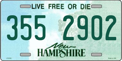 NH license plate 3552902
