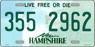 NH license plate 3552962