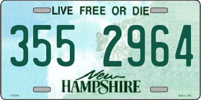NH license plate 3552964