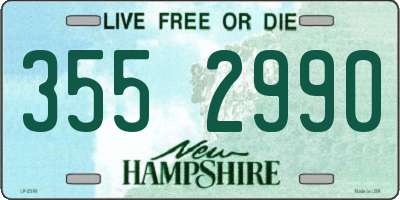 NH license plate 3552990