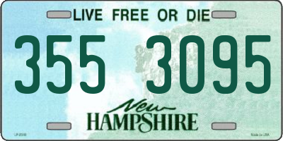 NH license plate 3553095