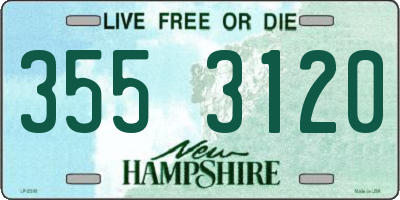 NH license plate 3553120