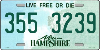 NH license plate 3553239